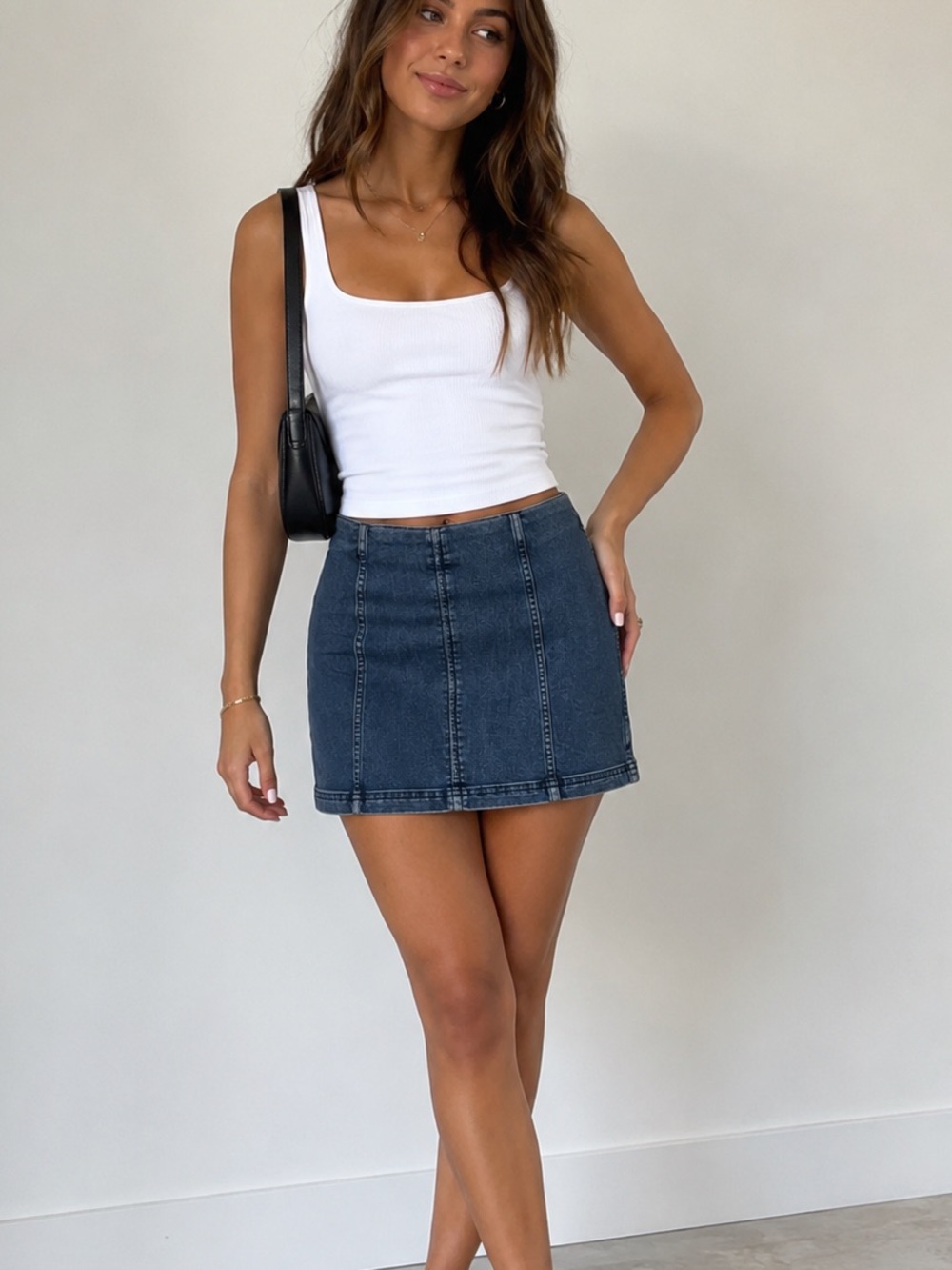 Free people mini skirt